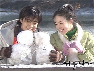 Here's the original scene from the drama “Winter Sonata.”