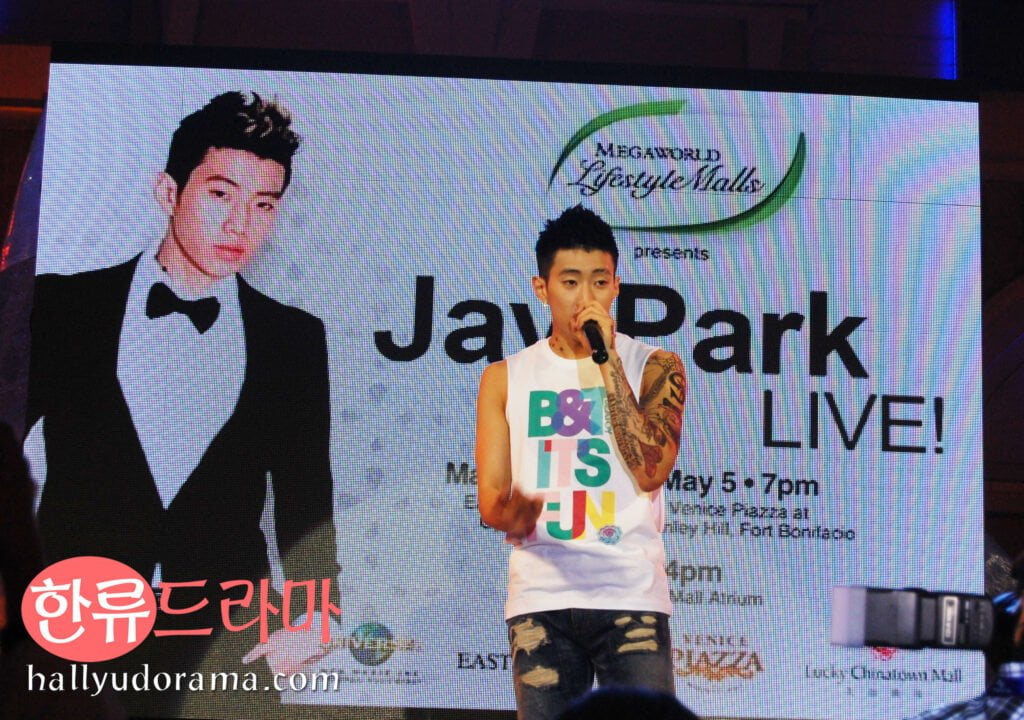 Jay Park in Eastwood Mall Open Park