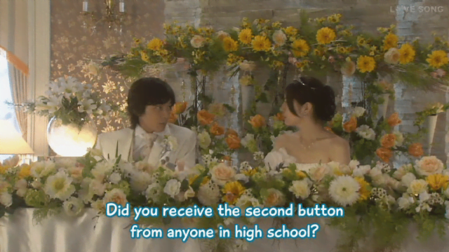 "Did you receive the second button from anyone in high school?"