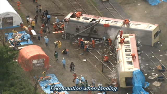 Train derailed