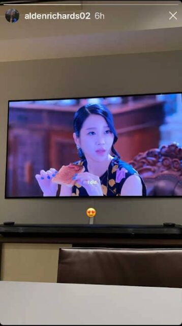 His Instagram story shows Asia's Multimedia Star Alden Richards is watching the Korean drama “It’s Okay to Not Be Okay.”