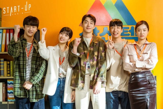 Kim Do-wan, Bae Suzy, Nam Joo-hyuk, Yoo Su-bin & Stephanie Lee as Team Samsan Tech