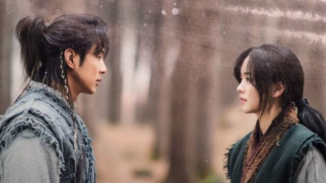 Ji Soo and Kim So-hyun in “River Where the Moon Rises”