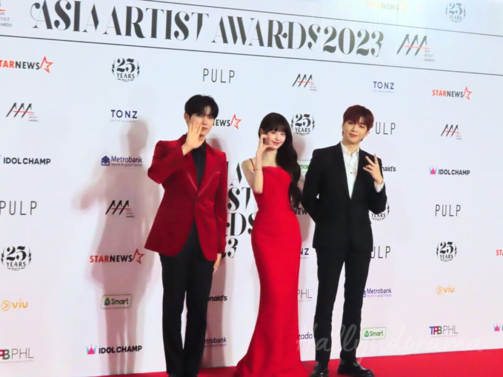 Sung Han-bin, Wonyoung, and Kang Daniel