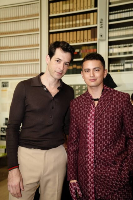James Reid with Mark Ronson