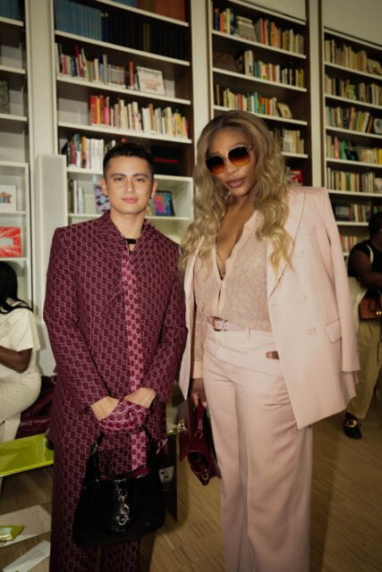 James Reid with Serena Williams