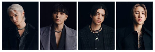 Ryoji, Suzuki, Ghee, and Hiroto of WOLF HOWL HARMONY from EXILE TRIBE
