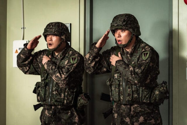 Soldiers in "Newtopia"