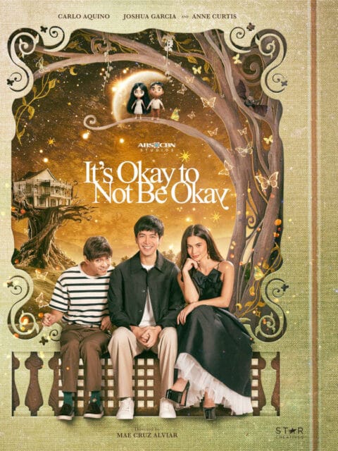 Carlo Aquino, Joshua Garcia, and Anne Curtis of “It’s Okay to Not Be Okay” (Philippine version).
