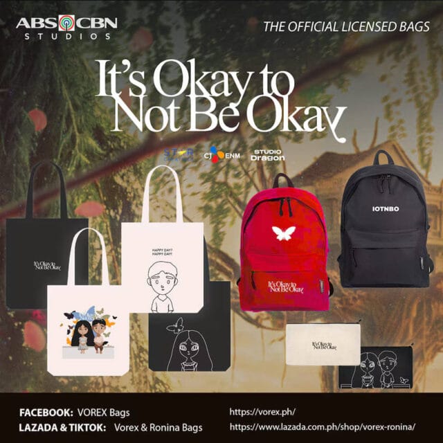 “It’s Okay to Not Be Okay” official merch: licensed bags