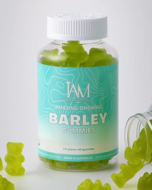 IAM Amazing Organic Barley Gummies